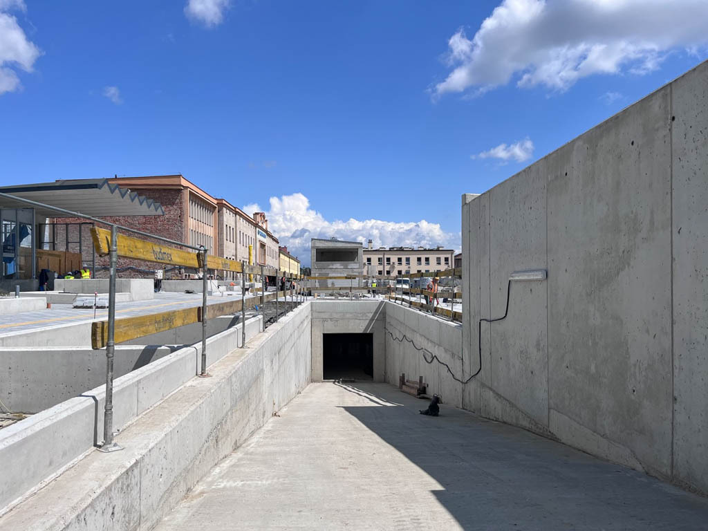 Budowa Rzeszowskiego Centrum Komunikacyjnego [lipiec 2023]